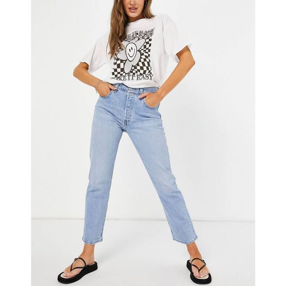levi's 501 crop tango
